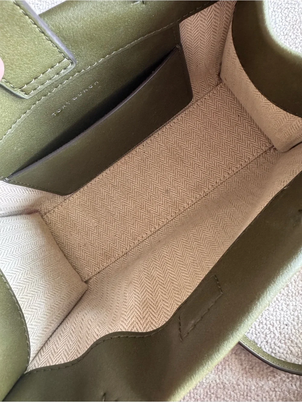 Tory Burch Olive Mini Top-Handle Crossbody
